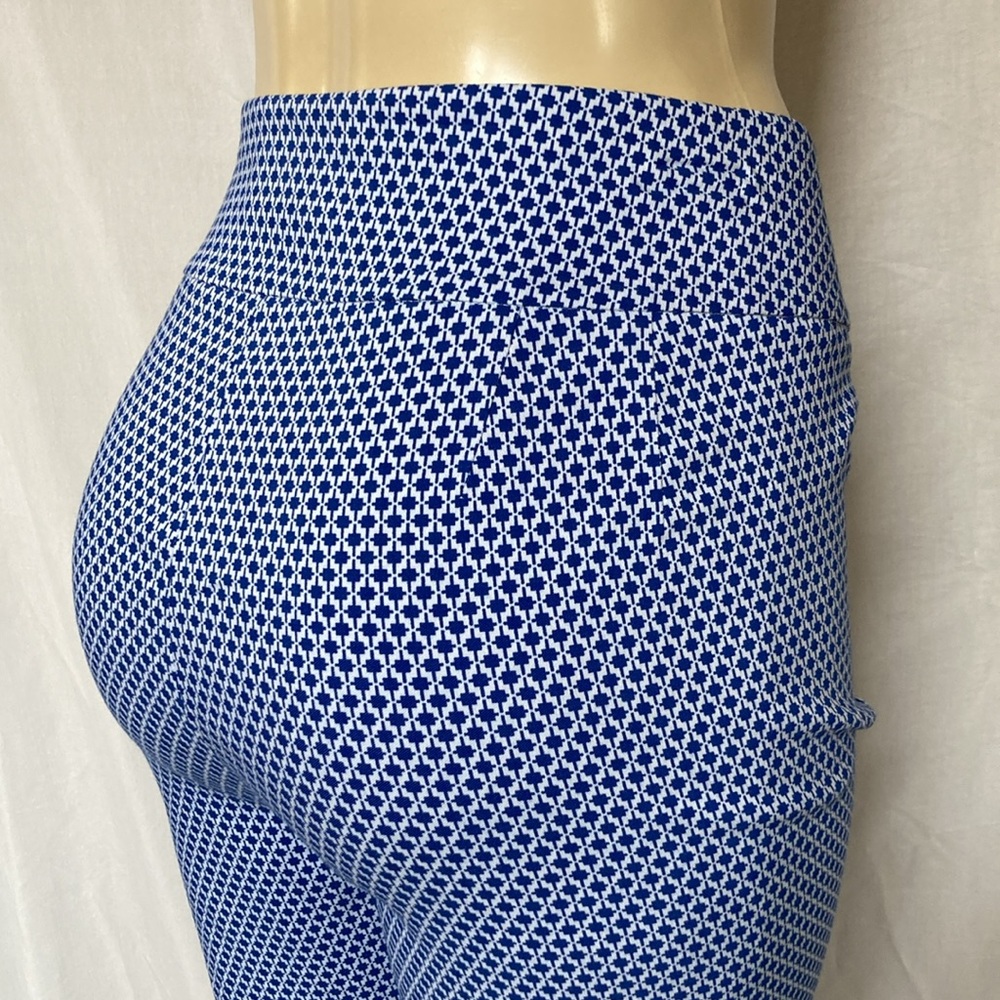 MOLLY & ISADORA Plus Size Clothing Geometric Cropped Pants Size 10 Petite NWOT